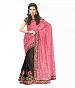 Lady Fashion Villa pink & black designer sarees- saree, Buy saree Online, Designer  saree, pink & black Designer saree, Buy pink & black Designer saree,  online Sabse Sasta in India -  for  - 8736/20160418