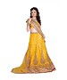 Yellow Net Embroidered Unstiched Lehenga Choli And Dupatta set @ 69% OFF Rs 1359.00 Only FREE Shipping + Extra Discount - Net Lehenga, Buy Net Lehenga Online, unstich Lehenga, Designer Lehenga, Buy Designer Lehenga,  online Sabse Sasta in India -  for  - 6298/20160206