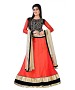 Orange Net Embroidered Unstiched Lehenga Choli And Dupatta set @ 62% OFF Rs 1050.00 Only FREE Shipping + Extra Discount - Net Lehenga, Buy Net Lehenga Online, unstich Lehenga, Designer Lehenga, Buy Designer Lehenga,  online Sabse Sasta in India - Lehengas for Women - 6300/20160206