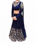 Blue Georgette Embroidered Unstiched Lehenga Choli And Dupatta set @ 63% OFF Rs 1235.00 Only FREE Shipping + Extra Discount - Georgette Lehenga, Buy Georgette Lehenga Online, unstich Lehenga, Designer Lehenga, Buy Designer Lehenga,  online Sabse Sasta in India - Lehengas for Women - 6303/20160206