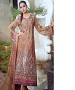 BROWN GEORGETTE STRAIGHT SUIT @ 31% OFF Rs 2100.00 Only FREE Shipping + Extra Discount - Faux Georgette, Buy Faux Georgette Online, Semi-stitched Suit, Straight suit, Buy Straight suit,  online Sabse Sasta in India - Salwar Suit for Women - 6587/20160220