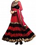 new arrival red &black embroidared anarkali suit @ 58% OFF Rs 1297.00 Only FREE Shipping + Extra Discount - Georgette, Buy Georgette Online, Semi-stitched, Anarkali suit, Buy Anarkali suit,  online Sabse Sasta in India -  for  - 3131/20150925