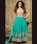 New Attractive Aqua Anarkali Suit @ 31% OFF Rs 2100.00 Only FREE Shipping + Extra Discount - Net suit, Buy Net suit Online, Semi-stitched Suit, Anarkali suit, Buy Anarkali suit,  online Sabse Sasta in India -  for  - 6607/20160220