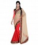 Style Sensus Beige Faux Georgette Saree @ 51% OFF Rs 2704.00 Only FREE Shipping + Extra Discount - Saree, Buy Saree Online, Beige & Red, Style Sensus, Buy Style Sensus,  online Sabse Sasta in India - Sarees for Women - 2490/20150924