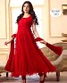 Beautiful Latest Hot Red Anarkali Suit @ 46% OFF Rs 803.00 Only FREE Shipping + Extra Discount - Net, Buy Net Online, Semi-stitched, Anarkali suit, Buy Anarkali suit,  online Sabse Sasta in India - Semi Stitched Anarkali Style Suits for Women - 3706/20150925