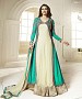 DESIGNER AQUA AND OFF WHITE ANARKALI SUIT @ 31% OFF Rs 2039.00 Only FREE Shipping + Extra Discount - Georgette Suits, Buy Georgette Suits Online, Anarkali Salwar Suit, Semi Stiched Suit, Buy Semi Stiched Suit,  online Sabse Sasta in India - Salwar Suit for Women - 7997/20160325