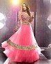 New Fancy Beautifull Pink color Embroidred designer Anarkali suite @ 46% OFF Rs 1482.00 Only FREE Shipping + Extra Discount - Net, Buy Net Online, dress material, salwar suit, Buy salwar suit,  online Sabse Sasta in India - Semi Stitched Anarkali Style Suits for Women - 2506/20150924