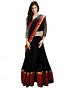 Sanjwega Collection Black Faux Georgette Embroidered Semi Stitched Lahengas For Women @ 49% OFF Rs 2055.00 Only FREE Shipping + Extra Discount - Faux Georgette, Buy Faux Georgette Online, Anarkali Suit, Gown, Buy Gown,  online Sabse Sasta in India - Lehengas for Women - 2462/20150923