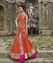 New Attractive Orange Anarkali Suit @ 31% OFF Rs 3460.00 Only FREE Shipping + Extra Discount - Net suit, Buy Net suit Online, Anarkali Salwar Suit, Semi Stiched Suit, Buy Semi Stiched Suit,  online Sabse Sasta in India -  for  - 8019/20160325