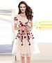 Designer Latest White & Red Colour Semi Stitched Western Wear @ 50% OFF Rs 557.00 Only FREE Shipping + Extra Discount - Georgette Kurti, Buy Georgette Kurti Online, Western Wear, Semi Stiched kurtis, Buy Semi Stiched kurtis,  online Sabse Sasta in India -  for  - 8545/20160407