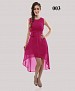 Dark Pink Georgette Casual Semi-stitched Kurti @ 56% OFF Rs 555.00 Only FREE Shipping + Extra Discount - Georgette Kurti, Buy Georgette Kurti Online, Western Wear, Semi Stiched kurtis, Buy Semi Stiched kurtis,  online Sabse Sasta in India -  for  - 8567/20160407