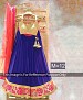 Blue & Peach Designer Georgette Lehenga Choli @ 47% OFF Rs 864.00 Only FREE Shipping + Extra Discount - Georgette Lehenga, Buy Georgette Lehenga Online, Designer Lehenga, Partywear Lehenga, Buy Partywear Lehenga,  online Sabse Sasta in India -  for  - 8579/20160407