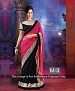 Black & Pink Georgette Saree @ 46% OFF Rs 927.00 Only FREE Shipping + Extra Discount - Georgette Saree, Buy Georgette Saree Online, Designer Saree, Partywear saree, Buy Partywear saree,  online Sabse Sasta in India - Sarees for Women - 8629/20160407
