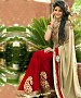 Lady Fashion Villa coral & red designer salwar suit- saree, Buy saree Online, Designer saree, coral & red Designer saree, Buy coral & red Designer saree,  online Sabse Sasta in India - Sarees for Women - 8689/20160416