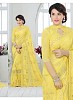 Fabboom New Yellow Nazneen Chiffon Designer Saree- Chiffon Saree, Buy Chiffon Saree Online, Saree, Saree, Buy Saree,  online Sabse Sasta in India -  for  - 10867/20160720