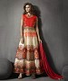ORANGE AND OFF WHITE DIAMOND ZARI SILK ANARKALI SUIT @ 31% OFF Rs 3027.00 Only FREE Shipping + Extra Discount - Digital Print Kali Silk Suit, Buy Digital Print Kali Silk Suit Online, Anarkali Salwar Suit, Partywear suit, Buy Partywear suit,  online Sabse Sasta in India -  for  - 9057/20160505