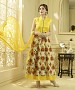 YELLOW AND MULTY PRINTED BHAGALPURI PRINT ANARKALI SUIT @ 31% OFF Rs 1606.00 Only FREE Shipping + Extra Discount - BANGLORI SILK, Buy BANGLORI SILK Online, anarkali Salwar suit, bhagalpuri silk, Buy bhagalpuri silk,  online Sabse Sasta in India -  for  - 9106/20160505