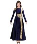 New Blue Floor Touch Embroidered Designer Gown- gown, Buy gown Online, Fancy, A line, Buy A line,  online Sabse Sasta in India -  for  - 9254/20160520