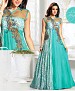 Indo Western Designer Gown @ 61% OFF Rs 2215.00 Only FREE Shipping + Extra Discount -  online Sabse Sasta in India - Salwar Suit for Women - 1477/20150502