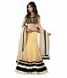 Omtex Fab Beautiful Chiku Color Lehenga With Velvet Blouse Piece @ 55% OFF Rs 3347.00 Only FREE Shipping + Extra Discount - Semi stitched, Buy Semi stitched Online, Velvet, Lehnga, Buy Lehnga,  online Sabse Sasta in India - Lehengas for Women - 2464/20150923