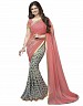 Beautiful Pink Printed,lace Work Georgette Saree- sarees, Buy sarees Online, sarees for women, printed sarees for women, Buy printed sarees for women,  online Sabse Sasta in India -  for  - 10171/20160613
