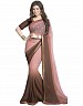 Beautiful Brown and Pink Printed,lace Work Georgette Saree- sarees, Buy sarees Online, sarees for women, printed sarees for women, Buy printed sarees for women,  online Sabse Sasta in India - Sarees for Women - 10194/20160615