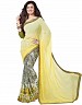 Beautiful Yellow Printed,lace Work Georgette Saree- sarees, Buy sarees Online, sarees for women, printed sarees for women, Buy printed sarees for women,  online Sabse Sasta in India - Sarees for Women - 10178/20160615