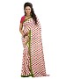 White Premium Georgette Printed Saree @ 62% OFF Rs 370.00 Only FREE Shipping + Extra Discount - Saree, Buy Saree Online, Georgette saree, Designer Saree, Buy Designer Saree,  online Sabse Sasta in India - Sarees for Women - 8954/20160429