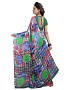 Multicolor Premium Georgette Printed Saree @ 62% OFF Rs 370.00 Only FREE Shipping + Extra Discount - Saree, Buy Saree Online, Georgette saree, Designer Saree, Buy Designer Saree,  online Sabse Sasta in India - Sarees for Women - 8956/20160429