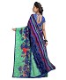Blue Premium Georgette Printed Saree @ 62% OFF Rs 370.00 Only FREE Shipping + Extra Discount - Saree, Buy Saree Online, Georgette saree, Designer Saree, Buy Designer Saree,  online Sabse Sasta in India - Sarees for Women - 8957/20160429