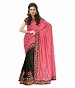 Pink Embroidered Brasso Saree @ 36% OFF Rs 742.00 Only FREE Shipping + Extra Discount - Brasso Saree, Buy Brasso Saree Online, Deginer Saree, Embroidered Saree, Buy Embroidered Saree,  online Sabse Sasta in India - Sarees for Women - 5636/20151223