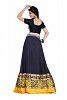Black Satin Embroidered Unstiched Lehenga Choli And Dupatta set @ 65% OFF Rs 1173.00 Only FREE Shipping + Extra Discount - Satin Lehenga, Buy Satin Lehenga Online, unstich Lehenga, Designer Lehenga, Buy Designer Lehenga,  online Sabse Sasta in India - Lehengas for Women - 6301/20160206