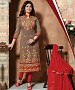 Designer Semistich Georgette long Straight Suit @ 60% OFF Rs 1669.00 Only FREE Shipping + Extra Discount -  online Sabse Sasta in India - Dress Materials for Women - 10155/20160608