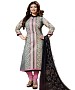 Designer Semi stitched Cotton embroidered long straight suit @ 60% OFF Rs 1422.00 Only FREE Shipping + Extra Discount - suits, Buy suits Online, Designr suits, stragit suits, Buy stragit suits,  online Sabse Sasta in India - Salwar Suit for Women - 10725/20160706