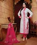 Designer Semi stitched Cotton embroidered long straight suit @ 60% OFF Rs 1422.00 Only FREE Shipping + Extra Discount - suits, Buy suits Online, Designr suits, designer straight suit, Buy designer straight suit,  online Sabse Sasta in India -  for  - 10724/20160706