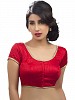Red Designer Blouse Material @ 52% OFF Rs 396.00 Only FREE Shipping + Extra Discount - Raw Silk Blouse, Buy Raw Silk Blouse Online, Blouse Material, Deginer Blouse, Buy Deginer Blouse,  online Sabse Sasta in India - Designer Blouse for Women - 8611/20160407