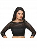 Black Designer Blouse Material @ 53% OFF Rs 371.00 Only FREE Shipping + Extra Discount - Net Blouse, Buy Net Blouse Online, Blouse Material, Deginer Blouse, Buy Deginer Blouse,  online Sabse Sasta in India - Designer Blouse for Women - 8614/20160407