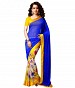 Bollywood Kangana Ranout Multicolor printed saree @ 31% OFF Rs 679.00 Only FREE Shipping + Extra Discount - Chiffon Saree, Buy Chiffon Saree Online, Printed Saree, Fashionable Saree, Buy Fashionable Saree,  online Sabse Sasta in India - Sarees for Women - 5713/20151223