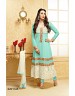 karishma sky blue anarkali salwar suit @ 43% OFF Rs 1579.00 Only FREE Shipping + Extra Discount - Georgette, Buy Georgette Online, Anarkali Suit, Karishma Kapoor, Buy Karishma Kapoor,  online Sabse Sasta in India - Semi Stitched Anarkali Style Suits for Women - 2420/20150922