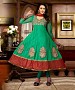 Anarkali Green georgette Suit @ 38% OFF Rs 1669.00 Only FREE Shipping + Extra Discount - GEORGETTE SUIT, Buy GEORGETTE SUIT Online, anarkali Salwar suit, u nack suits, Buy u nack suits,  online Sabse Sasta in India - Salwar Suit for Women - 9163/20160511