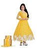 Embroidered Yellow Salwar Suits Dress Material @ 45% OFF Rs 989.00 Only FREE Shipping + Extra Discount - Georgette Suit, Buy Georgette Suit Online, Unstiched Suit, Party Wear Suit, Buy Party Wear Suit,  online Sabse Sasta in India - Salwar Suit for Women - 5919/20160111