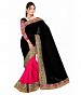 Black and Pink Embroidered Bollywwod Georgette Saree @ 31% OFF Rs 864.00 Only FREE Shipping + Extra Discount - Georgette Saree, Buy Georgette Saree Online, Fashionable Saree, Party Wear Saree, Buy Party Wear Saree,  online Sabse Sasta in India -  for  - 5710/20151223