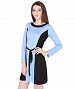 ELLIANA CONTRAST PANEL SKATER DRESS @ 44% OFF Rs 767.00 Only FREE Shipping + Extra Discount - Polyester, Buy Polyester Online, Kurti, Short Kurti, Buy Short Kurti,  online Sabse Sasta in India -  for  - 4061/20151008