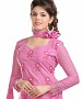 Pink Cotton Embroidered Party Wear Unstitched Dress @ 47% OFF Rs 958.00 Only FREE Shipping + Extra Discount - Cotton Suit, Buy Cotton Suit Online, unstich Suit, Straight suit, Buy Straight suit,  online Sabse Sasta in India - Palazzo Pants for Women - 6659/20160229
