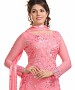 Light Peach Glaze Embroidered Party Wear Unstitched Dress @ 48% OFF Rs 988.00 Only FREE Shipping + Extra Discount - Cotton Suit, Buy Cotton Suit Online, unstich Suit, Straight suit, Buy Straight suit,  online Sabse Sasta in India - Dress Materials for Women - 6665/20160229