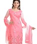 Light Pink Glaze Embroidered Party Wear Unstitched Dress @ 47% OFF Rs 958.00 Only FREE Shipping + Extra Discount - Cotton Suit, Buy Cotton Suit Online, unstich Suit, Straight suit, Buy Straight suit,  online Sabse Sasta in India - Dress Materials for Women - 6666/20160229