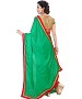 Green Satin Chiffon Fancy Border Work Bollywood Saree @ 31% OFF Rs 1235.00 Only FREE Shipping + Extra Discount - Chiffon Saree, Buy Chiffon Saree Online, Deginer Saree, Party Wear Saree, Buy Party Wear Saree,  online Sabse Sasta in India - Sarees for Women - 6687/20160301