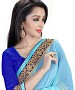 Self Designed Sky Blue Georgette Embroidery Border Work Saree @ 31% OFF Rs 1050.00 Only FREE Shipping + Extra Discount - Georgette Saree, Buy Georgette Saree Online, Deginer Saree, Party Wear Saree, Buy Party Wear Saree,  online Sabse Sasta in India -  for  - 6697/20160301