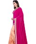 Self Designed Pink Velvet Embroidered Saree @ 31% OFF Rs 1421.00 Only FREE Shipping + Extra Discount - Georgette Saree, Buy Georgette Saree Online, Deginer Saree, Party Wear Saree, Buy Party Wear Saree,  online Sabse Sasta in India - Sarees for Women - 6702/20160301