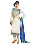 Latest White Salwar Suit @ 53% OFF Rs 1235.00 Only FREE Shipping + Extra Discount - Salwar Suit, Buy Salwar Suit Online, salwar suits for women, dress materials for women, Buy dress materials for women,  online Sabse Sasta in India -  for  - 10436/20160627